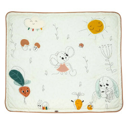 Tiny Love Меко, подплатено бебешко килимче за игра от серията Garden of Adventures, 0м+