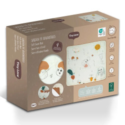 Tiny Love Меко, подплатено бебешко килимче за игра от серията Garden of Adventures, 0м+