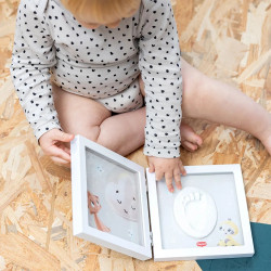 Tiny Love Рамка за Отпечатък и Снимка Tiny Creations - бяла, 0м+