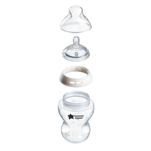 Tommee Tippee Комплект шишета за хранене Natural Start самостерилизиращи 2бр. х 260 мл, 0м+