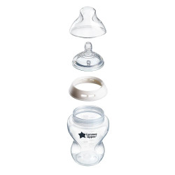 Tommee Tippee Комплект шишета за хранене Natural Start самостерилизиращи 2бр. х 340 мл, 3м+