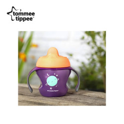 Tommee Tippee Неразливаща се чаша с мек накрайник 150 мл - лилава, 4м+