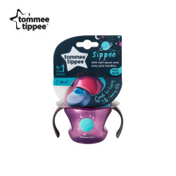 Tommee Tippee Неразливаща се чаша с мек накрайник 150 мл - лилава, 4м+