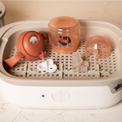 Tommee Tippee Неразливаща се чаша с мек накрайник и дръжки SoftSpout 150 мл, оранжева/лисиче, 4м+