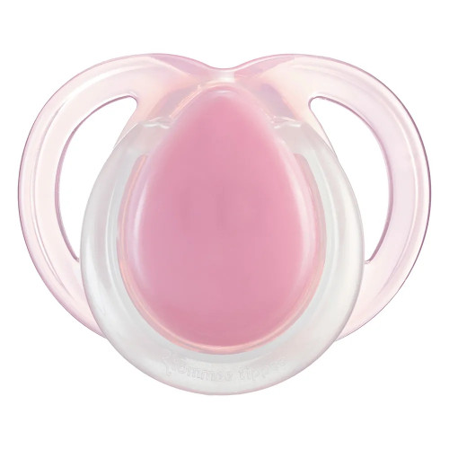 Tommee Tippee Ортодонтични залъгалки Night Time, 2 броя, розови, 0-6м