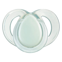 Tommee Tippee Ортодонтични залъгалки Night Time, 2 броя, в бяло и зелено, 6-18м