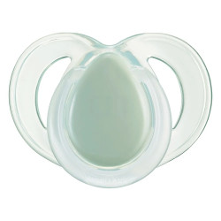 Tommee Tippee Ортодонтични залъгалки Night Time, 2 броя, в бяло и зелено, 6-18м
