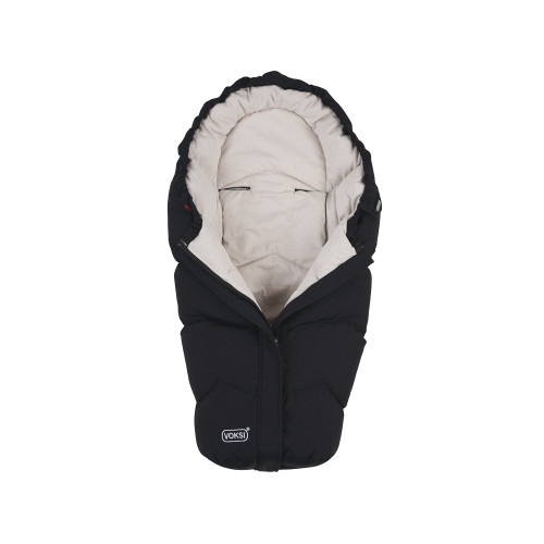 Зимно чувалче за количка и столче за кола в едно Voksi® Move - Black-Cream