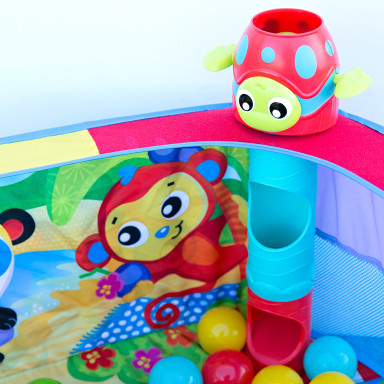 Aktivna Gimnastika S 30 Topki Playgro Pop And Drop Activity Ball Gym Roshko