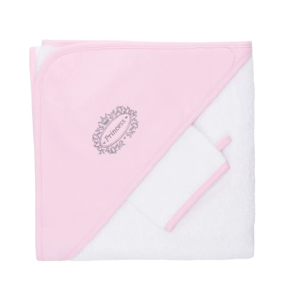 https://www.roshko.bg/media/catalog/product/cache/1/image/9df78eab33525d08d6e5fb8d27136e95/1/0/Fillikid Bath Set комплект бебешка хавлия с качулка (100x100 см) и хавлиена ръкавица (24x20 см) - Princess 2.webp
