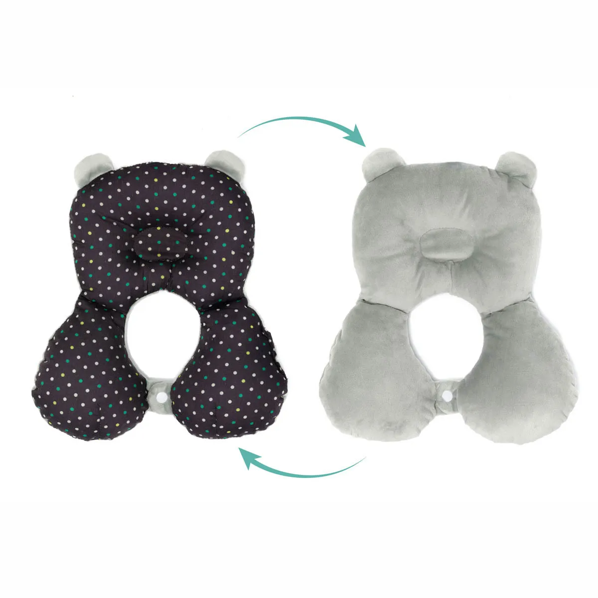 https://www.roshko.bg/media/catalog/product/cache/1/image/9df78eab33525d08d6e5fb8d27136e95/1/6/Fillikid двулицева детска възглавница за път – Grey Dotted.webp