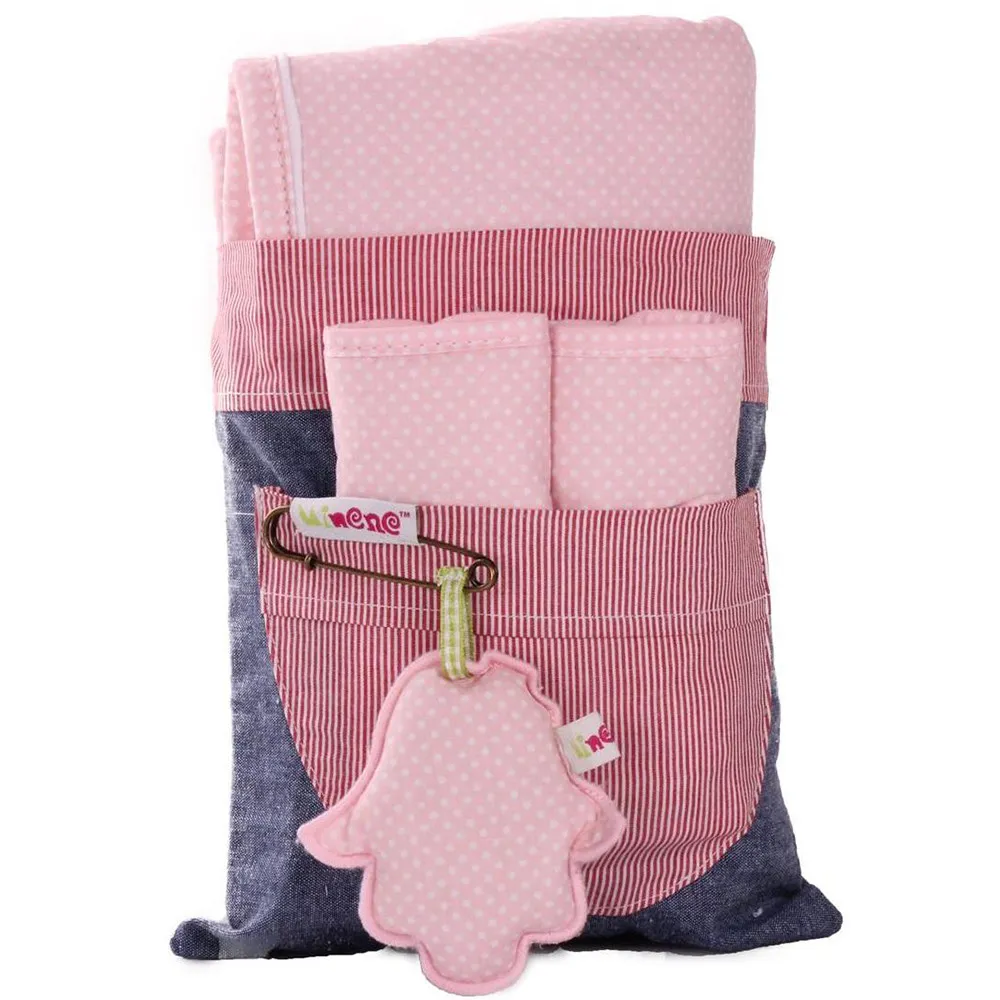 https://www.roshko.bg/media/catalog/product/cache/1/image/9df78eab33525d08d6e5fb8d27136e95/2/0/Minene облегалка за количка с протектори за колани-розово с точки.webp