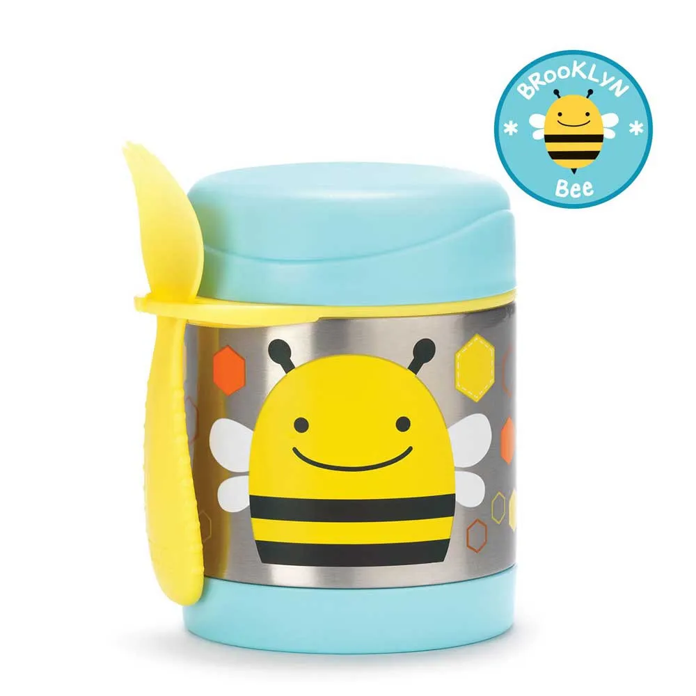 https://www.roshko.bg/media/catalog/product/cache/1/image/9df78eab33525d08d6e5fb8d27136e95/2/5/Skip Hop изолиращ контейнер за храна от неръждаема стомана - пчеличката Бруклин 252379.webp