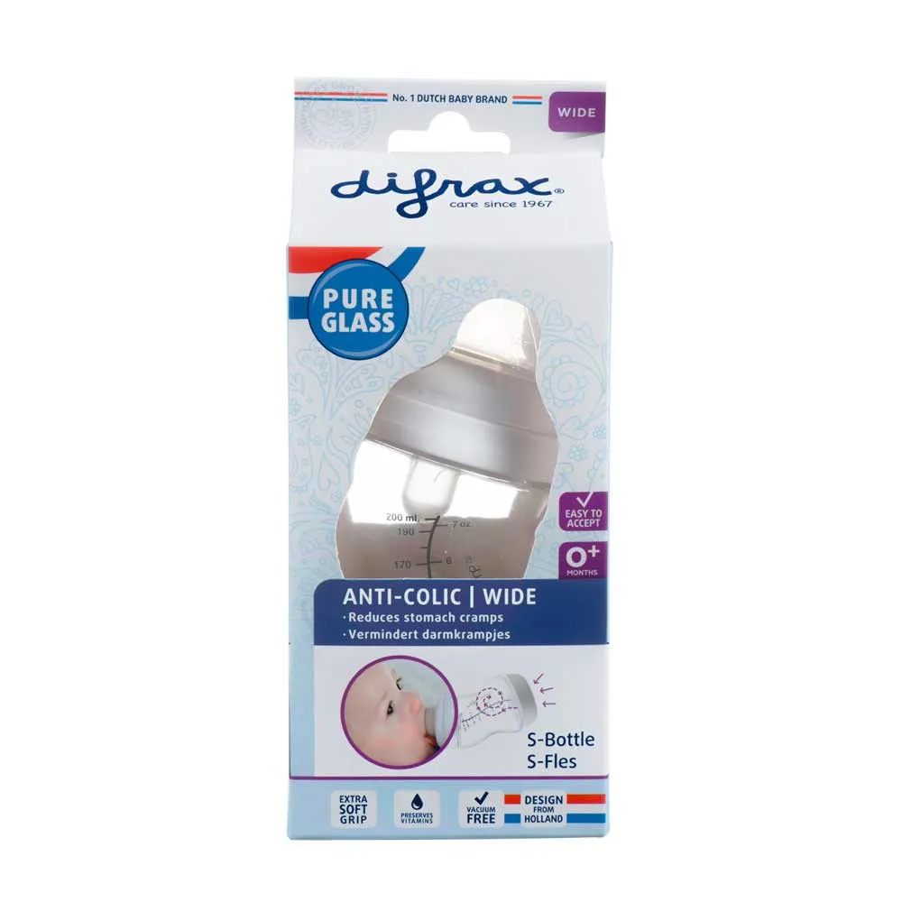 https://www.roshko.bg/media/catalog/product/cache/1/image/9df78eab33525d08d6e5fb8d27136e95/3/3/Difrax Wide S-образна съклена бутилка 200 мл - White 3.webp