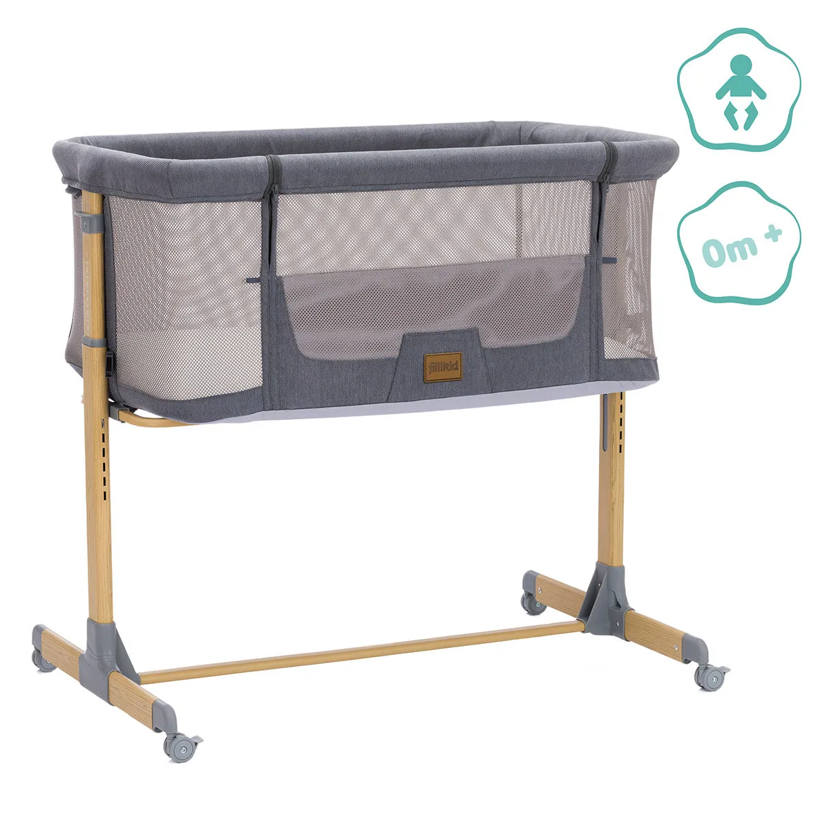 https://www.roshko.bg/media/catalog/product/cache/1/image/9df78eab33525d08d6e5fb8d27136e95/3/6/ кошара за съвместно спане Fillikid Air - Grey.webp