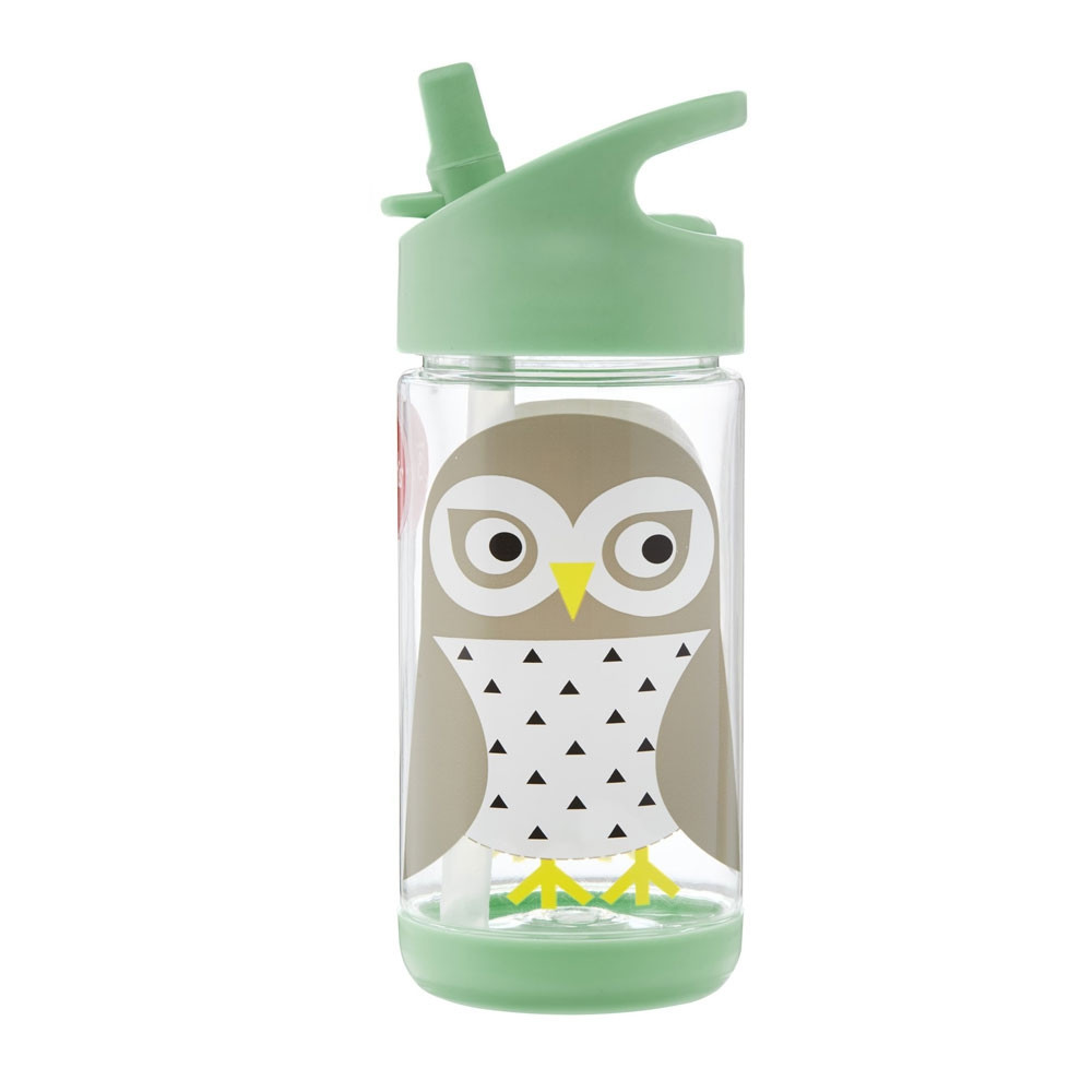 3 Sprouts Butilka Za Voda S Mek Nakrajnik Owl Roshko