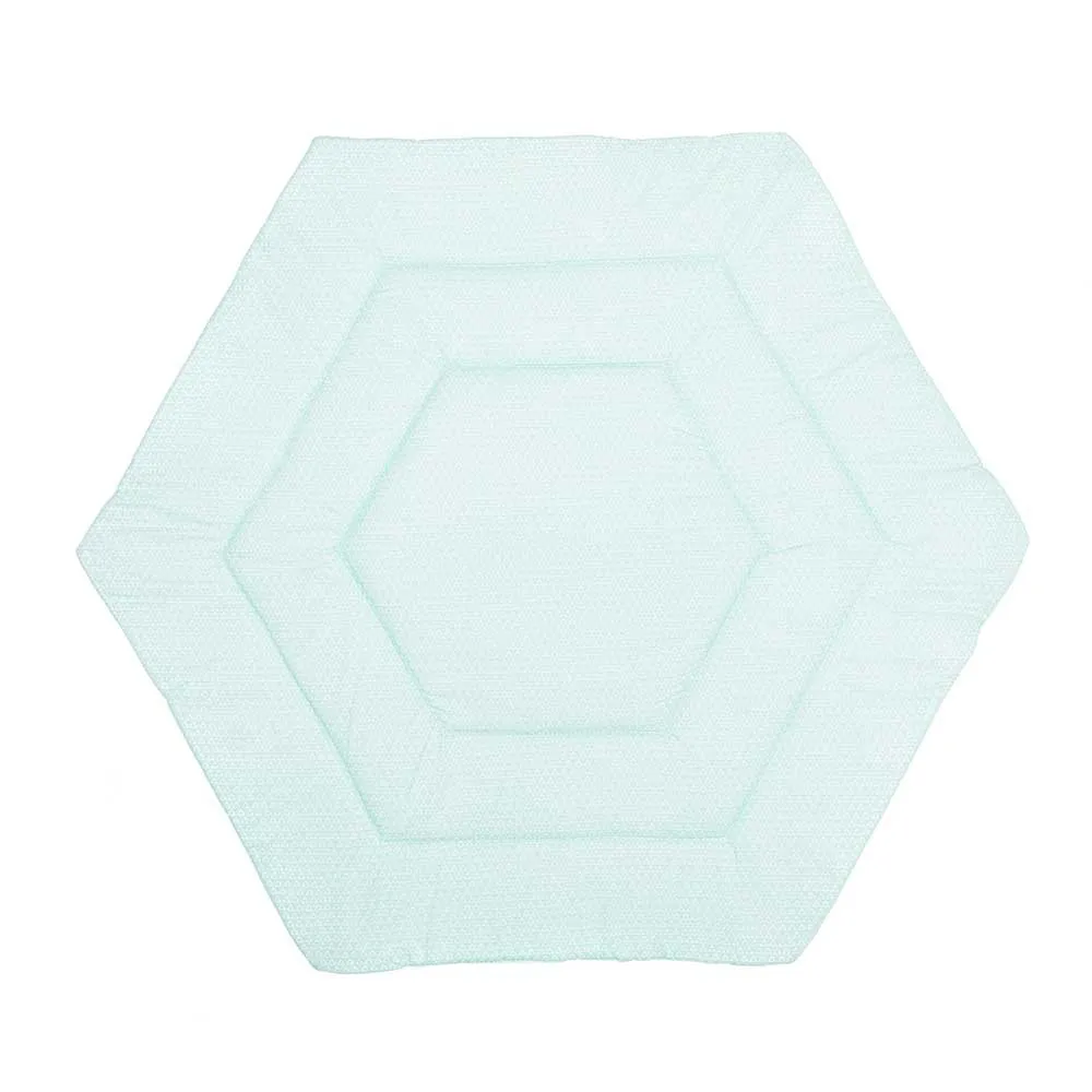 https://www.roshko.bg/media/catalog/product/cache/1/image/9df78eab33525d08d6e5fb8d27136e95/5/1/Fillikid Luxe меко килимче за сгъваема кошара за игра (Ø 124 см) - Mint Triangle.webp