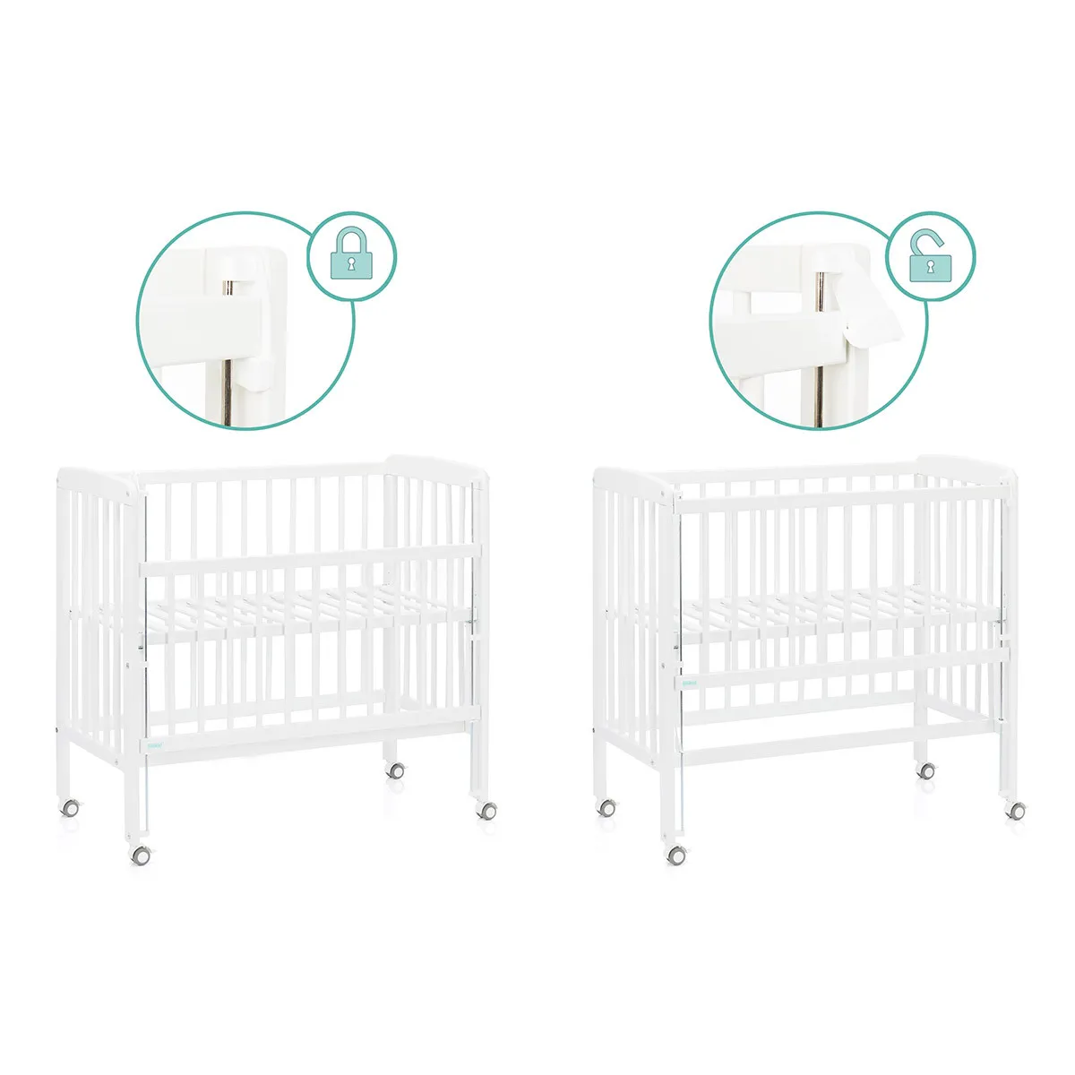 https://www.roshko.bg/media/catalog/product/cache/1/image/9df78eab33525d08d6e5fb8d27136e95/5/5/Fillikid Nino дървена кошара за съвместно спане - White.webp