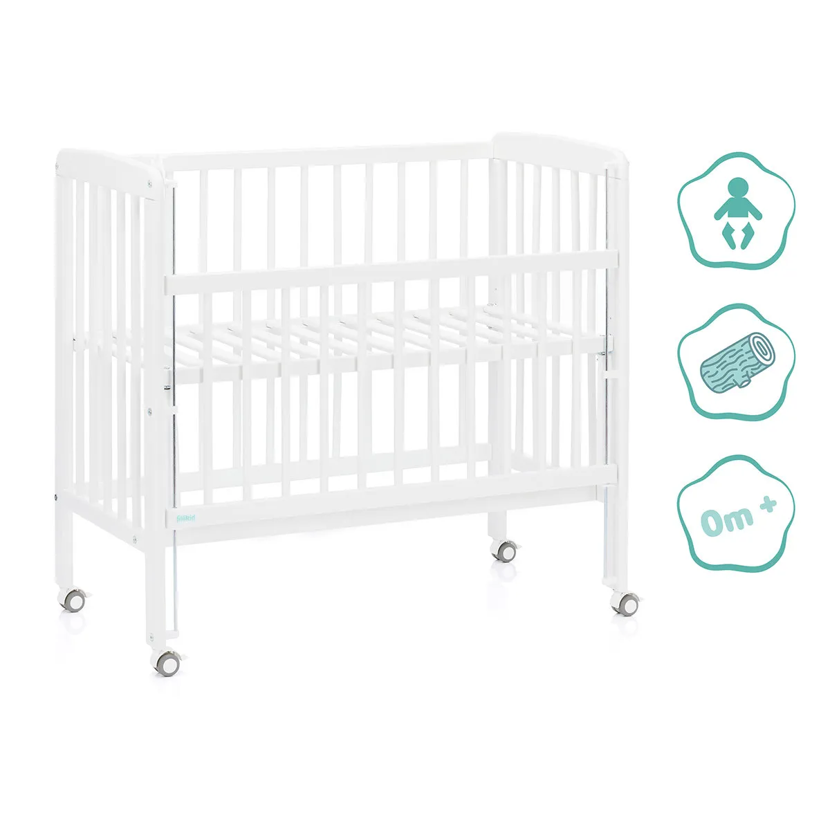 https://www.roshko.bg/media/catalog/product/cache/1/image/9df78eab33525d08d6e5fb8d27136e95/5/5/Fillikid Nino дървена кошара за съвместно спане - White.webp