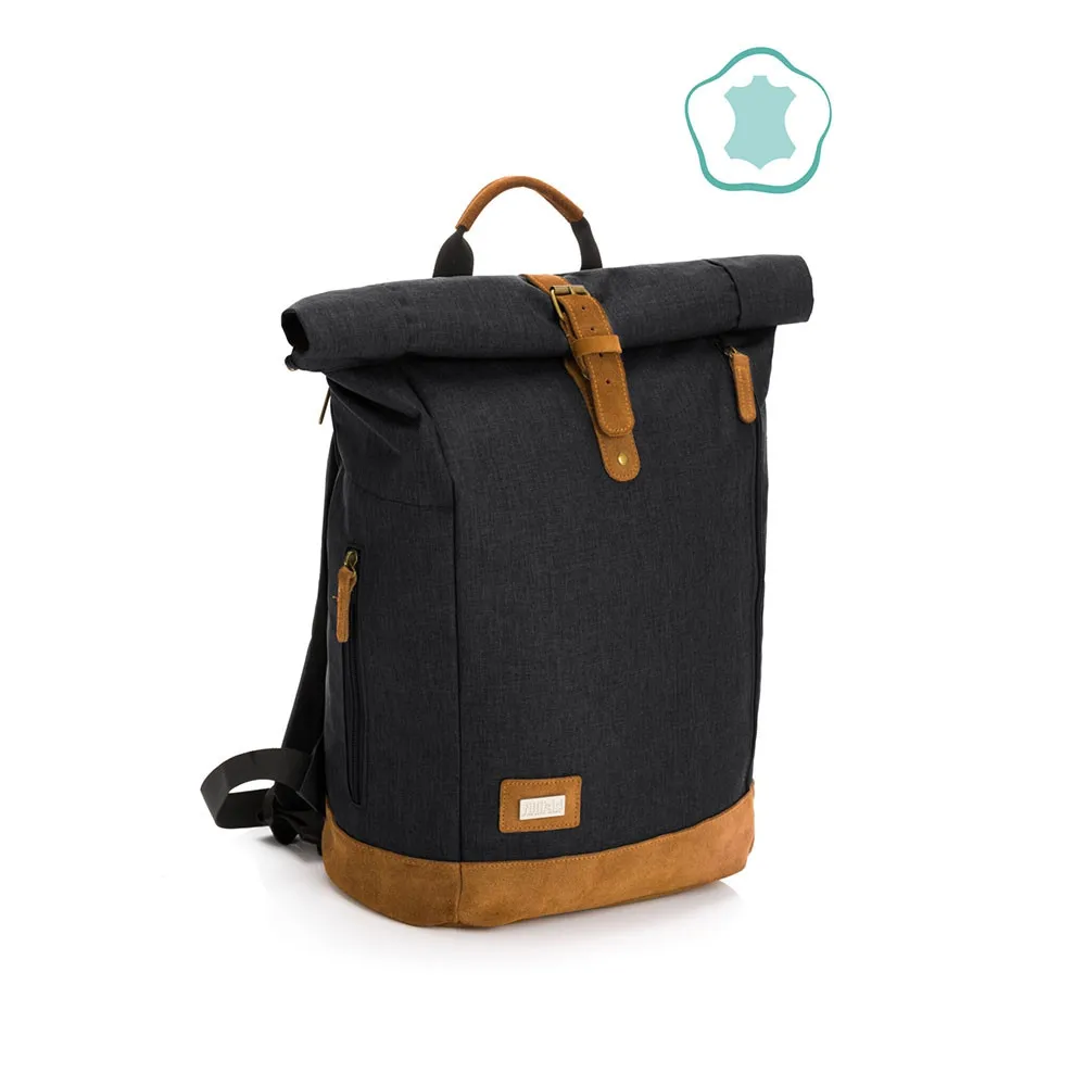 https://www.roshko.bg/media/catalog/product/cache/1/image/9df78eab33525d08d6e5fb8d27136e95/6/3/Fillikid Berlin Раница за детска количка - Black Melange 2.webp
