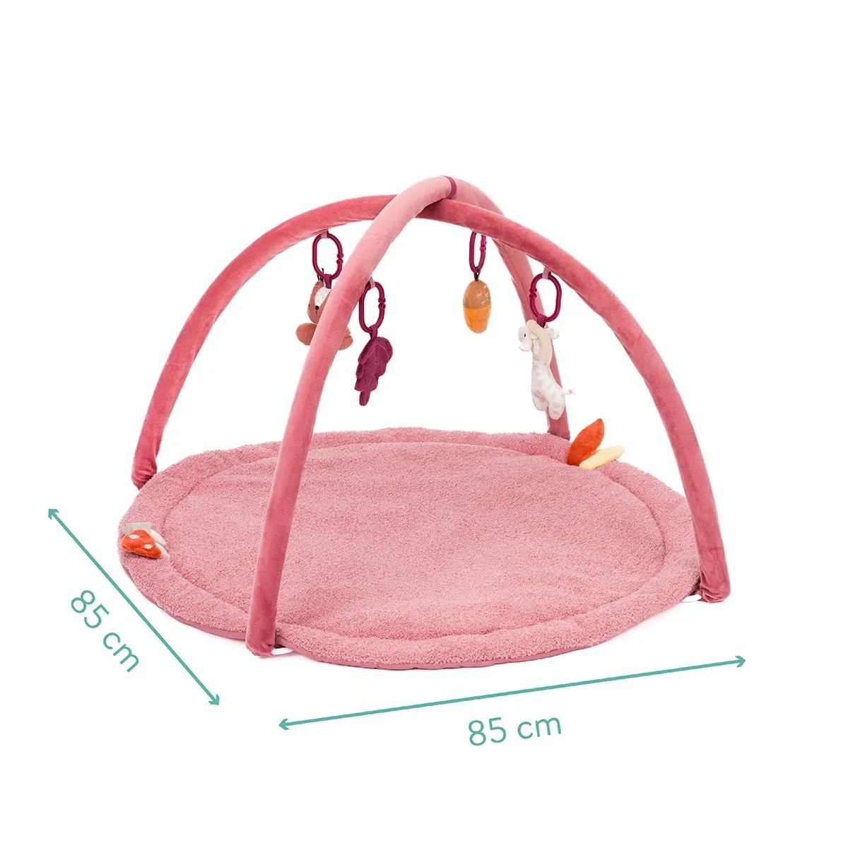 https://www.roshko.bg/media/catalog/product/cache/1/image/9df78eab33525d08d6e5fb8d27136e95/7/5/Fillikid активна гимнастика Animal Friends и арка с играчки - Rose.webp