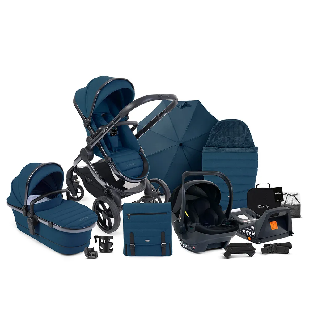 https://www.roshko.bg/media/catalog/product/cache/1/image/9df78eab33525d08d6e5fb8d27136e95/b/e/ количка iCandy Peach 7 Complete Bundle - Phantom-Cobalt и стол за кола Cocoon с ISOFix база.webp