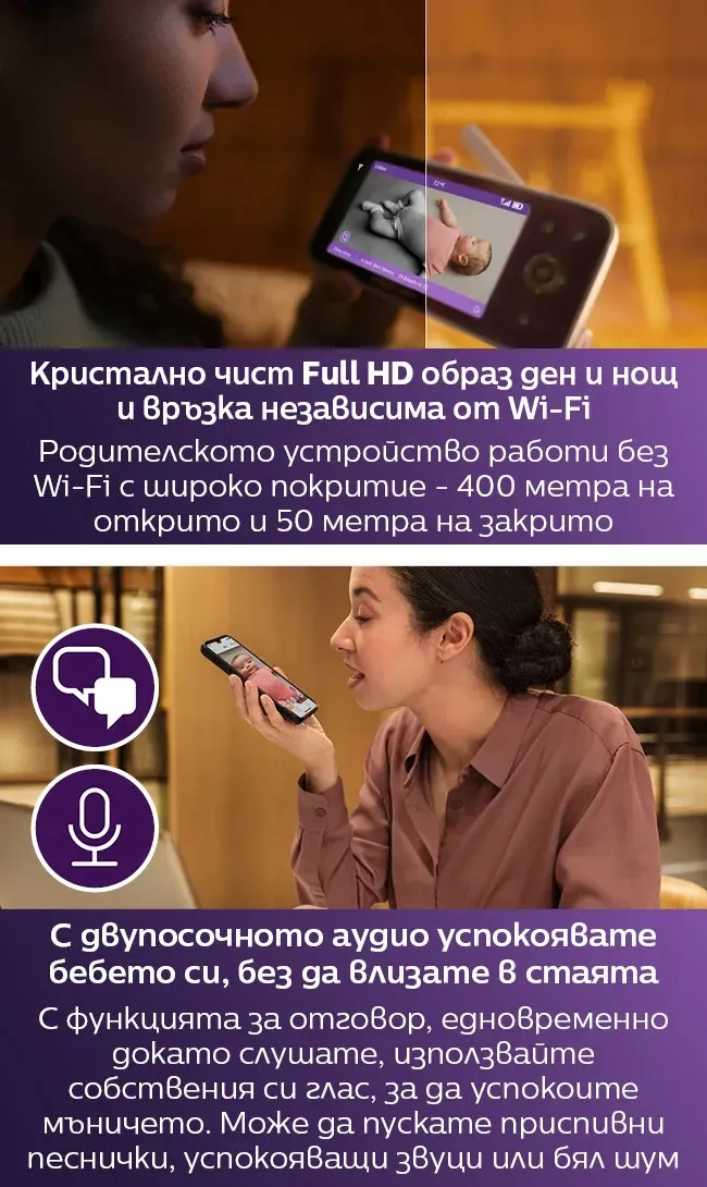 Philips AVENT Дигитален видеофон Premium