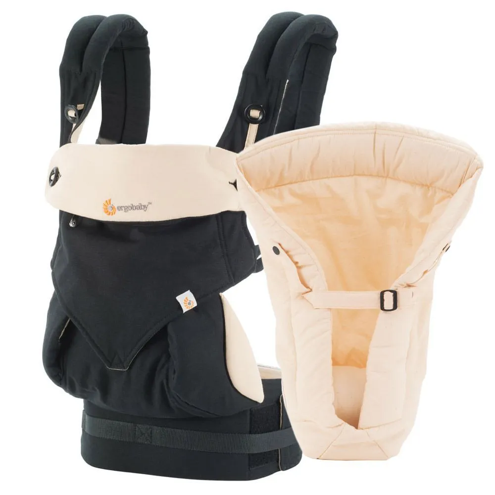 Ergobaby 360 All Position Black Camel Infant Insert Black Camel Roshko