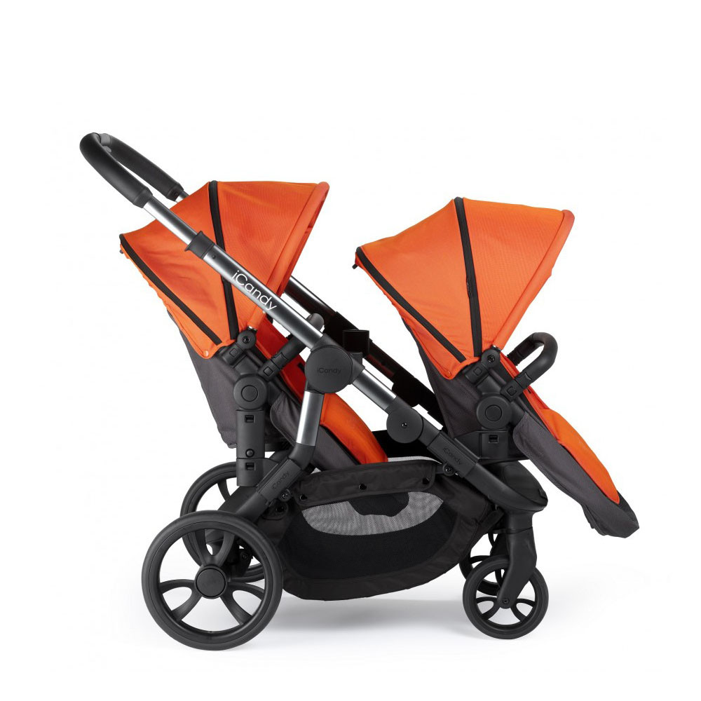 Icandy Orange Blossom Twin Icandy Orange Twin Pram Hot Sale
