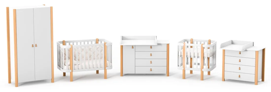 Veres Monaco Двукрилен гардероб за детска стая 96 см