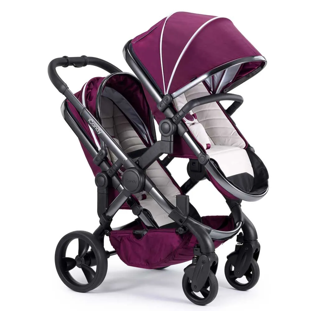 https://www.roshko.bg/media/catalog/product/cache/1/image/9df78eab33525d08d6e5fb8d27136e95/i/c/iCandy Peach Twin количка за близнаци Phantome Damnson 2.webp