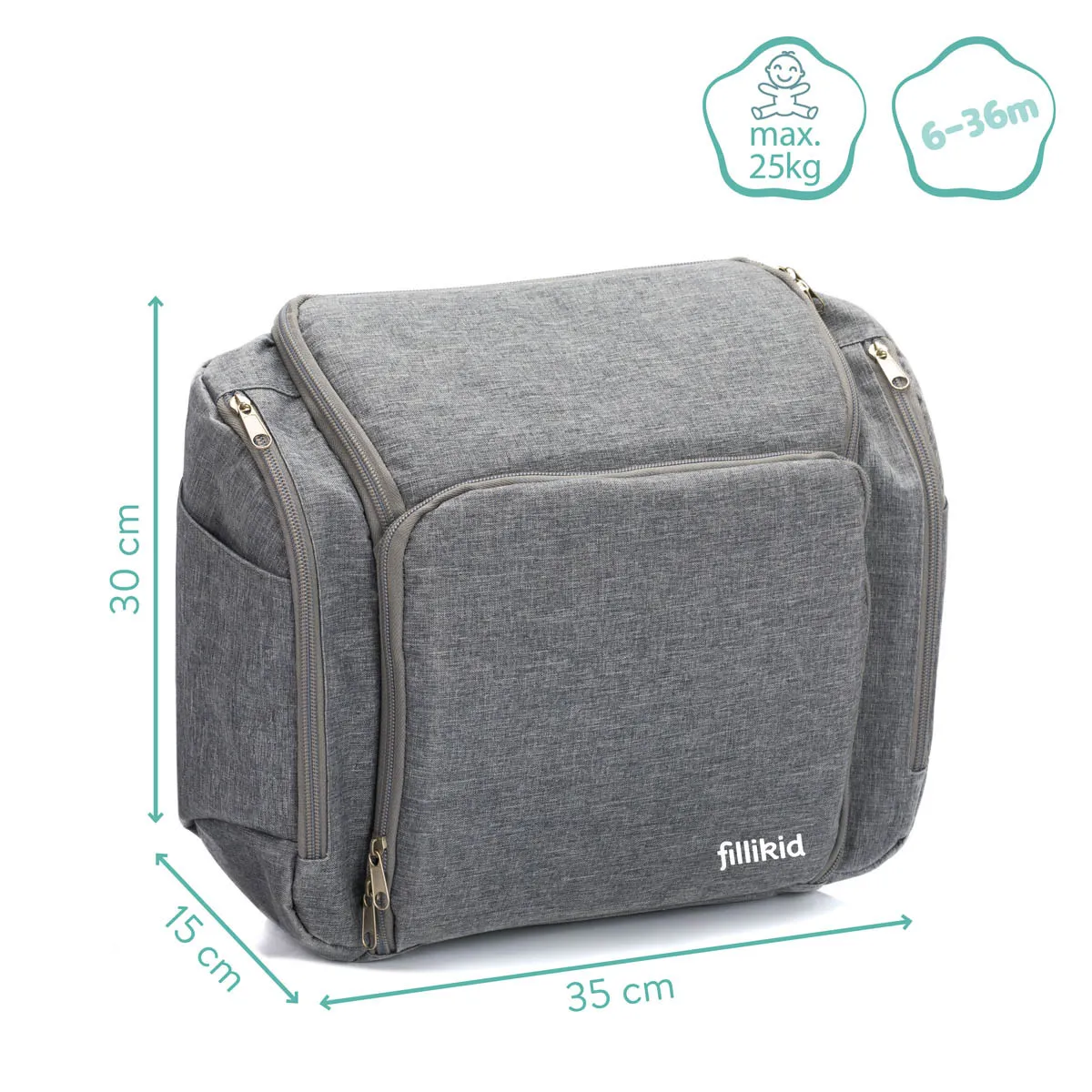 https://www.roshko.bg/media/catalog/product/cache/1/image/9df78eab33525d08d6e5fb8d27136e95/j/2/Fillikid чанта за количка и столче за хранене за път 2 в 1 - Grey Melange.webp