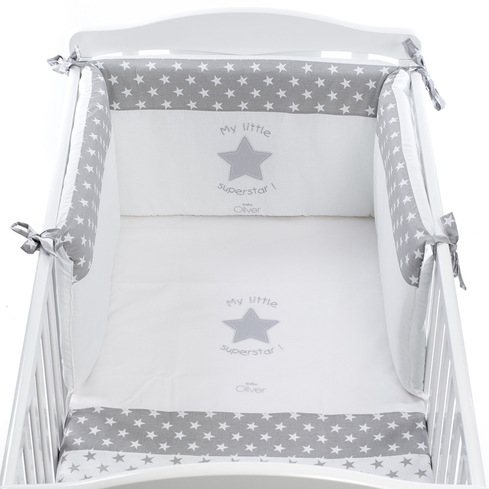 Baby Oliver Spalen Komplekt 3 Chasti Za Bebeshki Koshari My Little Superstar Roshko
