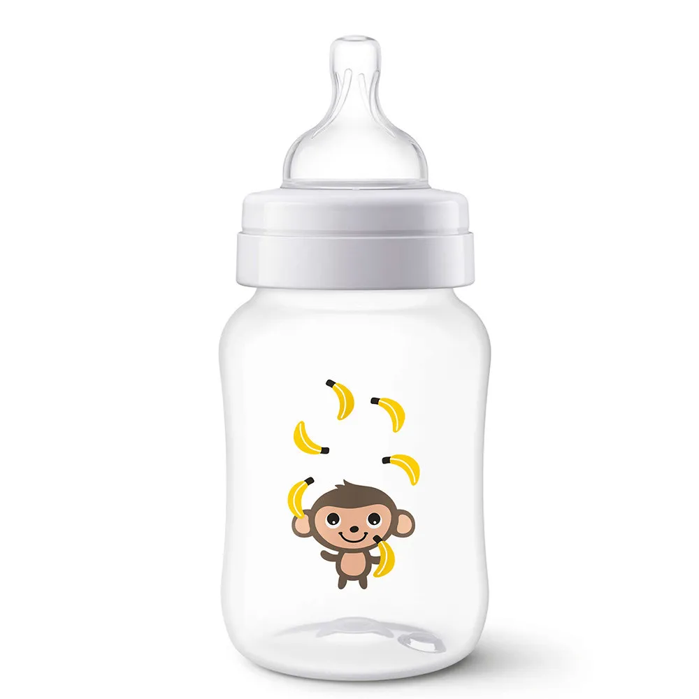https://www.roshko.bg/media/catalog/product/cache/1/image/9df78eab33525d08d6e5fb8d27136e95/s/c/Philips AVENT Шише за хранене Classic + 260мл Лимитирана серия с Биберон за 1м+ Маймунка.webp