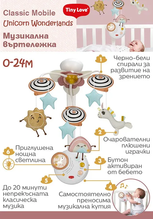 Tiny Love Unicorn Wonderlands – 2‑в‑1