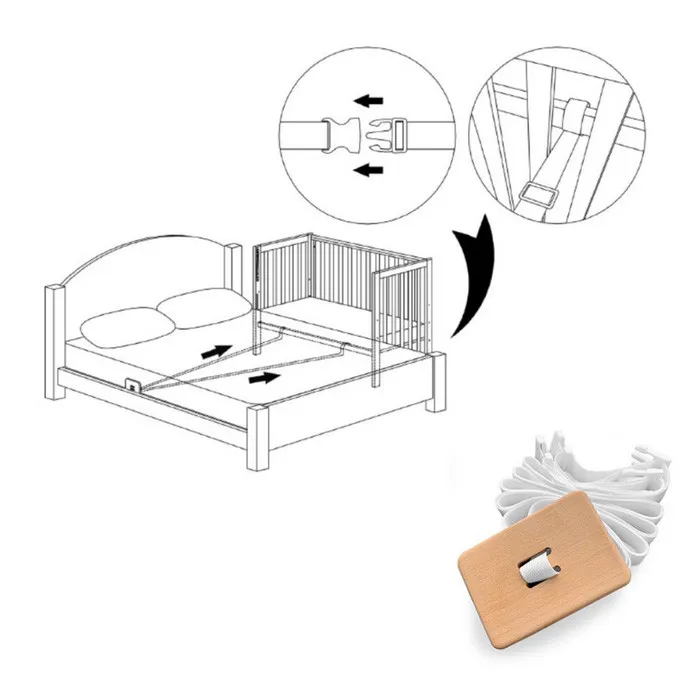 Veres Monaco Бебешка кошара с падаща страна