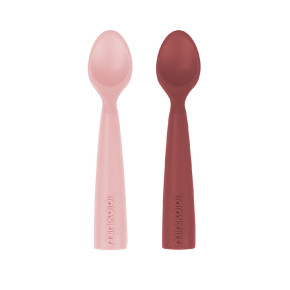 Minikoioi Scoopers силиконова лъжица - Pinky Pink/Velvet Rose