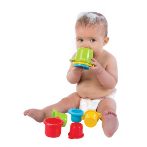 Playgro Чаши-конструктор крокодил 