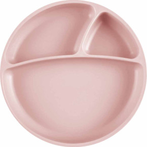 Minikoioi Portions силиконова чиния с вакуум - Pink