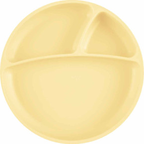 Minikoioi Portions силиконова чиния с вакуум - Yellow