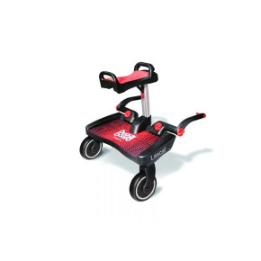 Lascal Buggy Board Maxi with Saddle Универсална Степенка за второ дете Макси със седалка - Червен/Червен