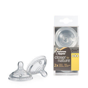 Tommee Tippee Биберони за хранене Easi-Vent VARIFLOW - 3 капки 0m+ 