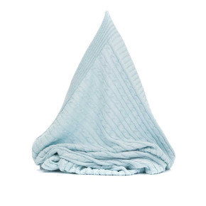 Fillikid Knitted Blanket плетено одеяло - 100% памук (100x80 см) - Blue