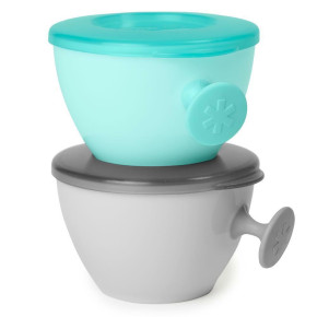 Купички за съхранение на бебешка храна SkipHop Easy-Grab Bowls Teal