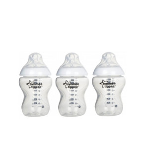 Tommee Tippee Шише за хранене Easi-Vent 260ml 0m+ 3 бр./оп. Tommee Tippee Шише за хранене Easi-Vent 260ml 0m+ 3 бр./оп.