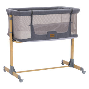 Бебешка кошара за съвместно спане Fillikid Air - Grey