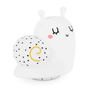 Miniland Baby Cosy Dreamer нощна лампа със звуци - охлюв