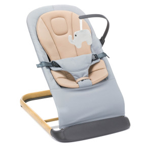 Fillikid бебешки шезлонг Star - Grey-Beige