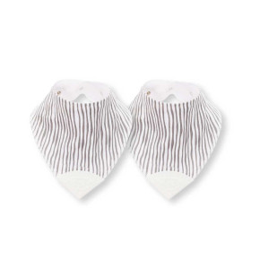 Fillikid лигавник-бандана с чесалка 2 бр. - Stripes grey