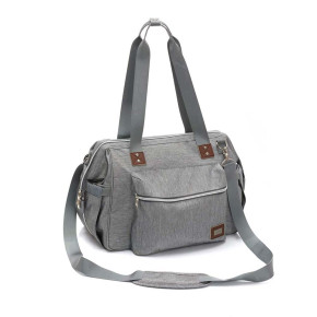 Fillikid Diaper Bag Korfu чанта за бебешка количка - Light Grey Melange